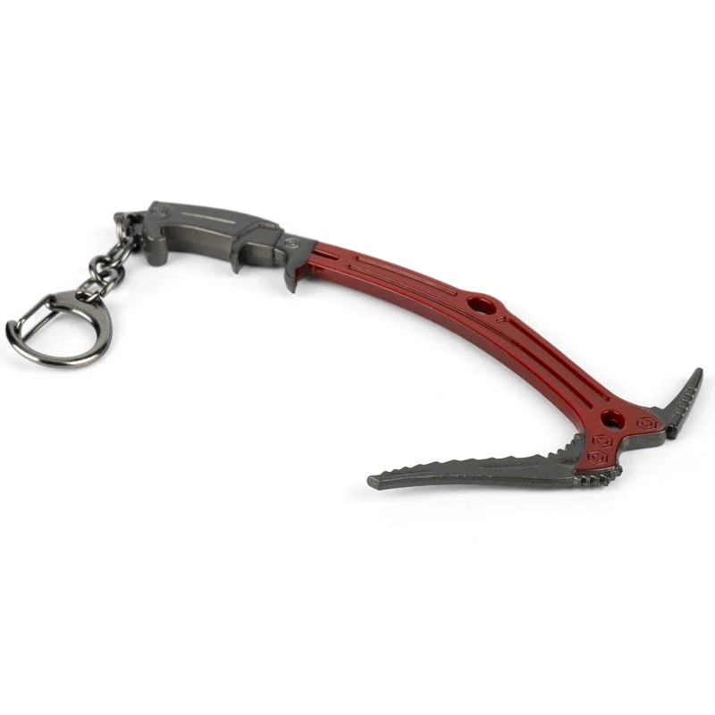 New Tomb Raider Keychain Lara Croft Climbing Axe Metal Pendant chaveiro Key Ring bag charm Key Chain portachiavi Game Jewelry-50