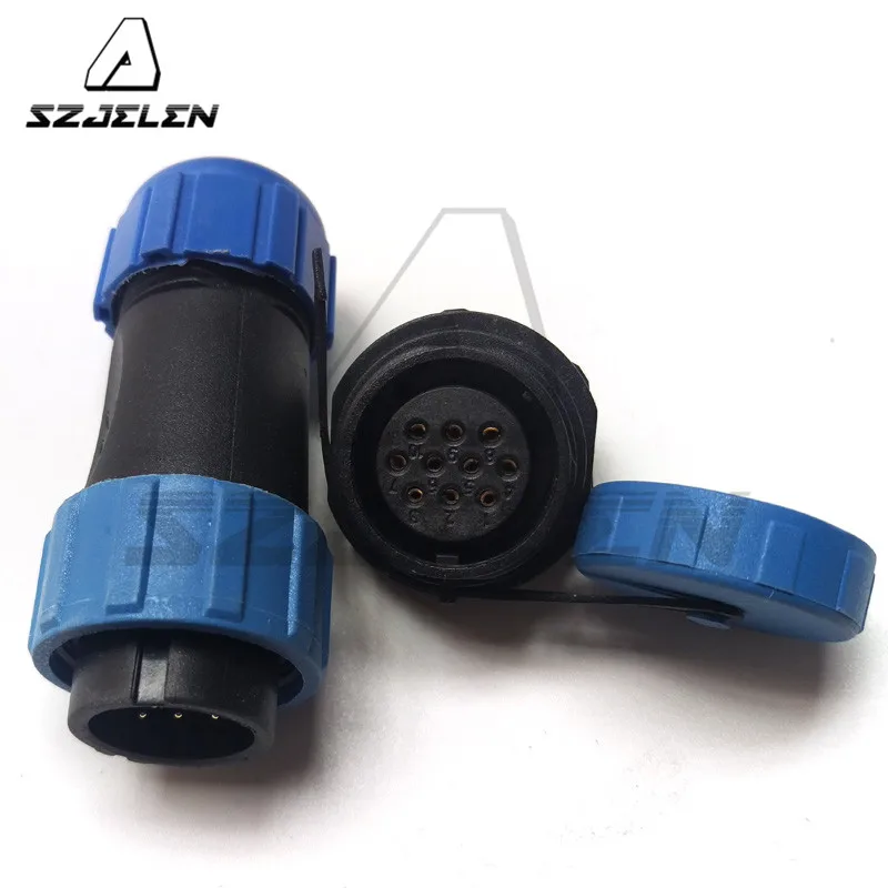 SP2110/SY2112, 10 Pin Waterproof Connector Adapter Cable 10Pin Industrial Terminal Electrical Wire Connector  IP68