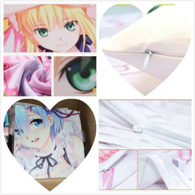 SAO anime Characters yuna & asuna pillow cover gun gale online GGO body Pillowcase Dakimakura