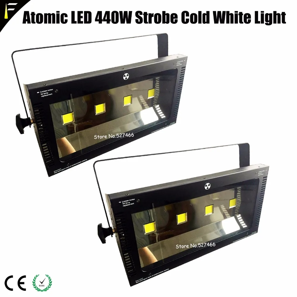 Economic LED 100W*4 Stage Strobe Light With 3-PIN 5-PIN Cold Light Replacement Atomic 3000 w Xenon Lamp Strobes Light