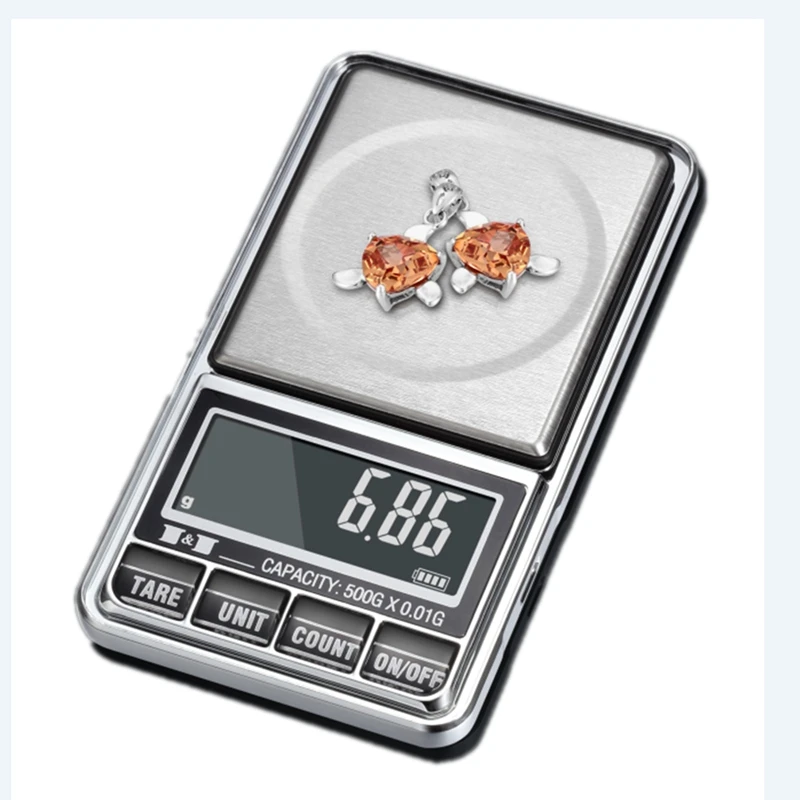 100g-600g Electronic Pocket Scale 0.01g Precision LCD Digital Jewelry Weight Balance USB Powered Lab Gram Medical Count Scales