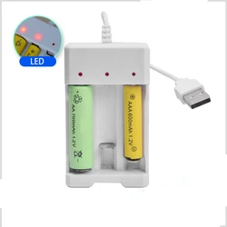 New Promotion AA/AAA lithium-ion rechargeable Battery USB 3 Slots Universal Intelligent Battery Charger Adapter USB Plug