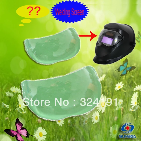 3 pcs/lot  Welding helmets LCD Filter Plastic Protective Plate   Tig Mig Arc  Mask anti Sparkle Splash Protector Replacement