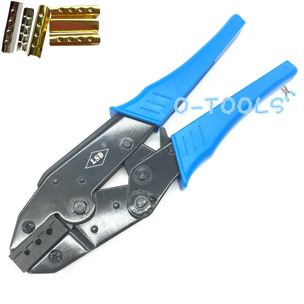 

Ratchet aglet crimping pliers for attach metal sheath aglets to the end of laces hand aglet crimping tools crimpers