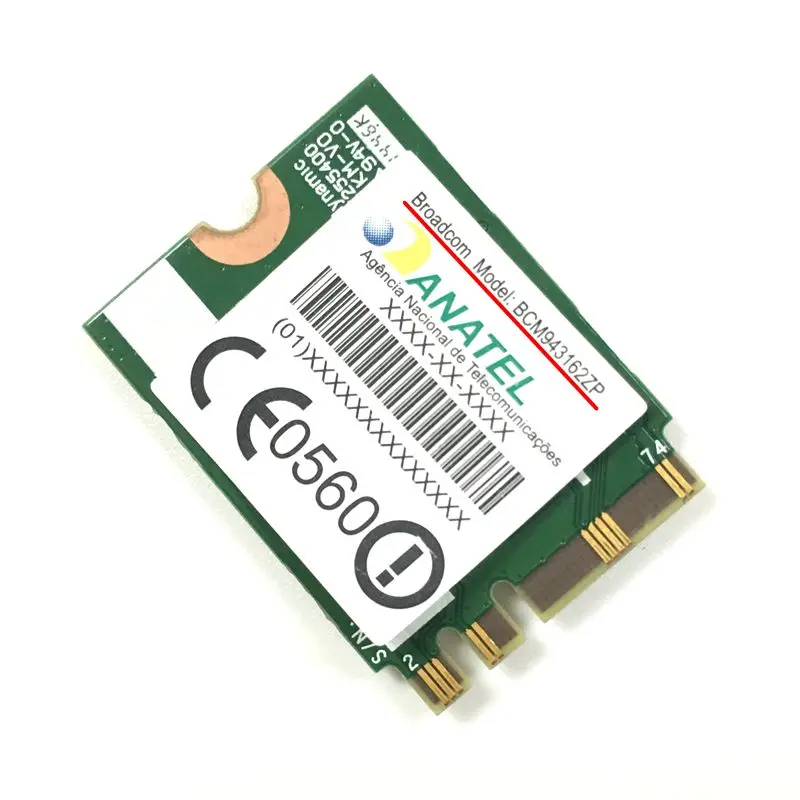 Genuine for Lenovo ThinkPad E550 G50-70M BCM43162 AC BT4.0 Dual Band WiFi Card 00JT473 notwork card 802.11ac