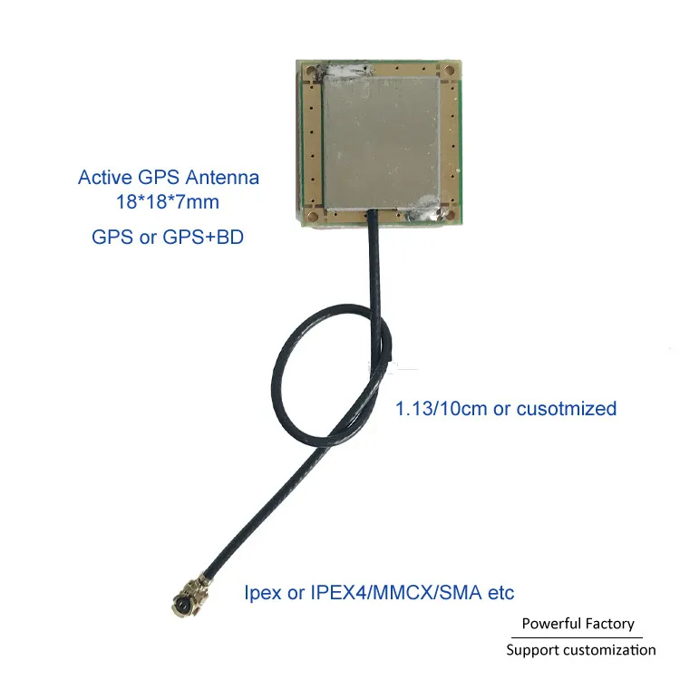 

1575.42Mhz Ceramic Active Patch Antenna 28DBI GPS GLONASS 25x25mm 1PCS