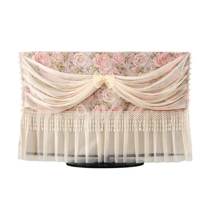 Lcd Cover Fabric Hanging Fashion Royal Dust Cover