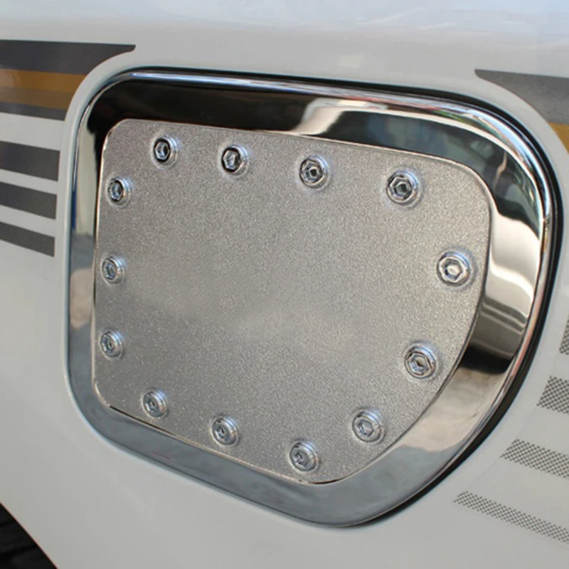 

1pcs Chrome Tank Cover For Toyota Land Cruiser Prado Accessory Fuel Tank Cover For Toyota Land Cruiser Prado Fj120 2003-2008
