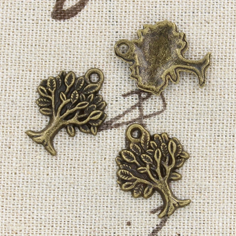 12pcs Charms Life Tree 22x17mm Antique Making Pendant fit,Vintage Tibetan Bronze Silver color,DIY Handmade Jewelry