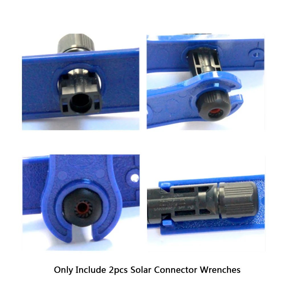 2 PCS MC4แผงโซล่า Connector ถอดสายไฟเครื่องมือประแจปากกา ABS พลาสติก Solar Connector ประแจ