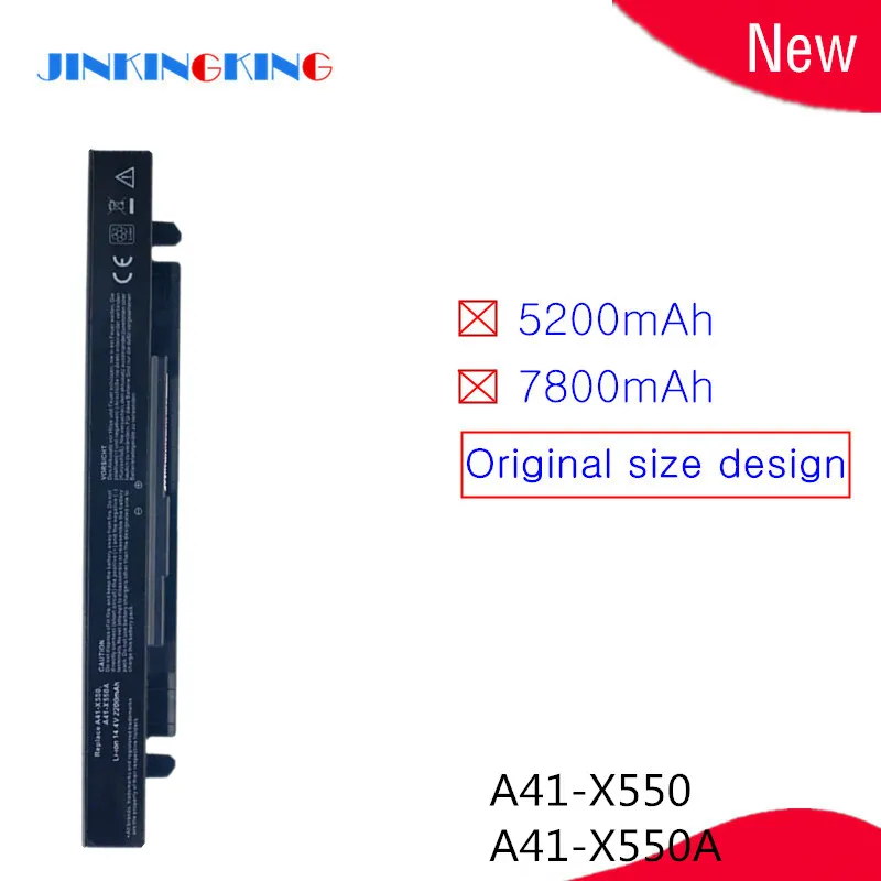 A41-X550 A41-X550A Laptop Battery For Asus K450 K450C K450L K450V K550 K550C K550L X450V X452C X452E X550 X550C X450E X450L