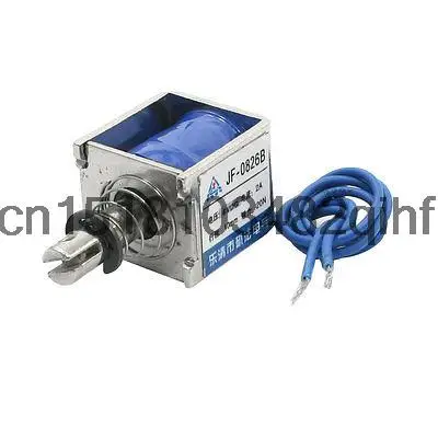 DC6V 20N Force 10mm Stroke Pull Push Two Wires Solenoid Electromagnet