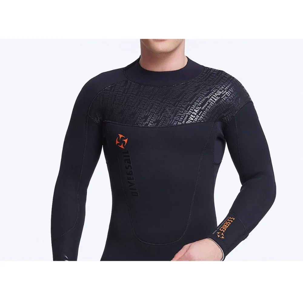 Full Body Neoprene Wetsuit for Men, Back Zipper, Premium SCR Wetsuits, Diving Suits, Cool Black Brand, New, 3mm Wet Suit, 5mm