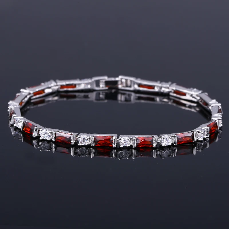 CWWZircons Modische CZ-Charm-Armbänder mit Roten, Grünen und Blauen Kristallen für Damen, Weihnachts- und Neujahrsgeschenk, Großhandel S0012 – Detail 14