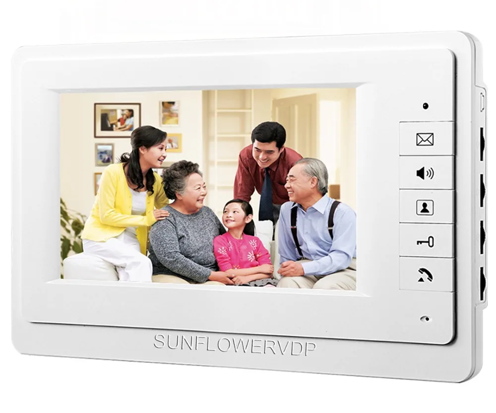 For 12 Apartments Access Aontrol RFID Cards Unlock Video Intercom System For The Apartment Of 12 Units+Electronic Door Lock Kit