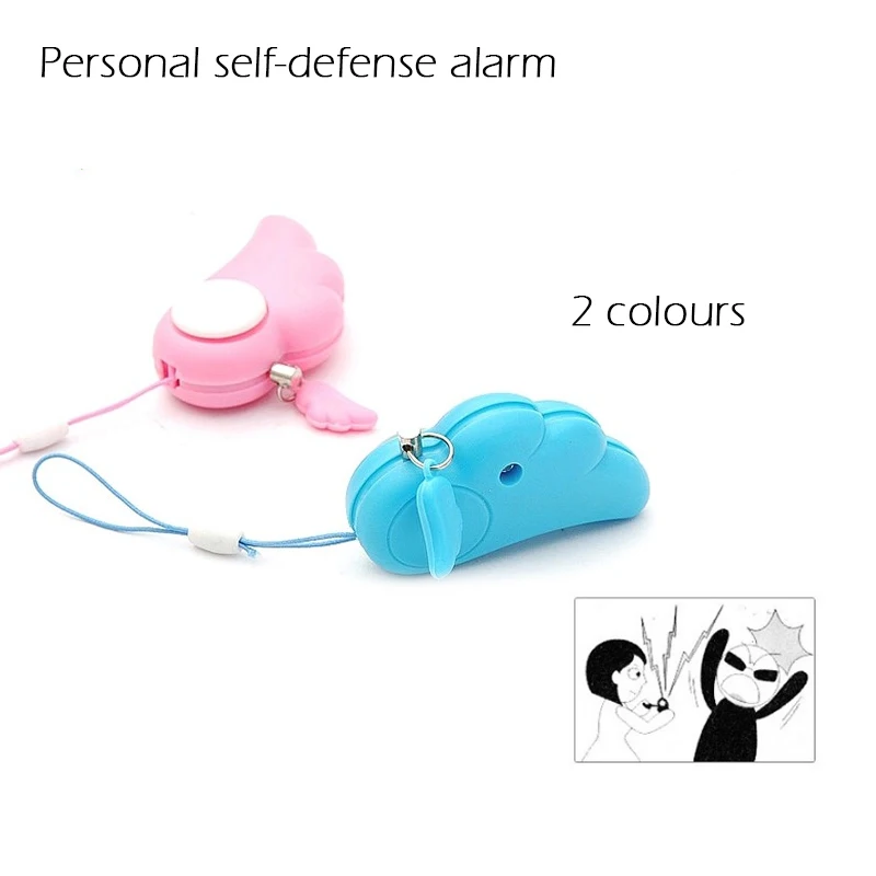 90db Outdoor Personal Protection Girl Women Anti-Attack Panic Safety Security Rape Alarm Mini Loud Self Defense Emergency Alarm