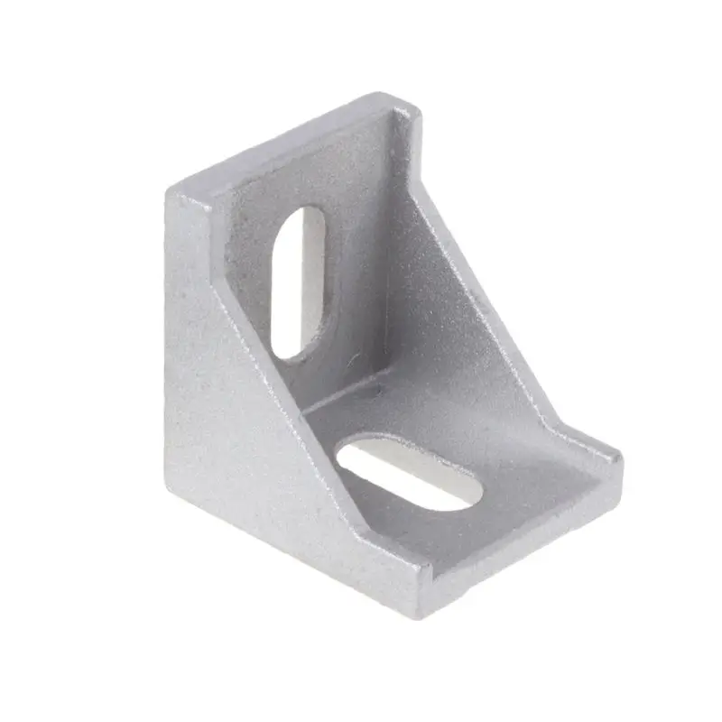 10Pcs/Set 4040 Befestigen Montage Winkel 40x40 L Stecker Aluminium Ecke Halterung Joint Brace
