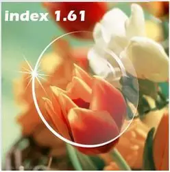 1.61 single vision Polycarbonate lenses aspherical lens anti ultraviolet and radiation monofocal prescription lenses