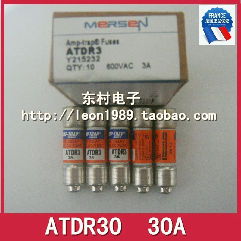 

Imported FERRAZ MERSEN Fuses AMP-TRAP fuses ATDR30 30A 600V