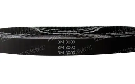 1 piece 3000 HTD3M 15 timing belt length 3000mm width 15mm 1000 teeth rubber closed-loop HTD 3M 3000-3M S3M pulley cnc machine