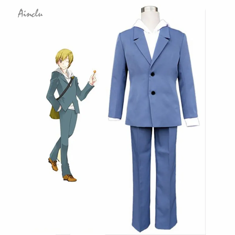 

Ainclu Customize for adults and kids Handsome Durarara Ryugamine Mikado Cosplay Costume Men Uniform Suit For Halloween