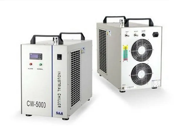 

Industrial Water Chiller CW-5000DG Thermolysis Type Industrial Water Cooling Chiller for 80W /100W CO2 Laser Tube Co