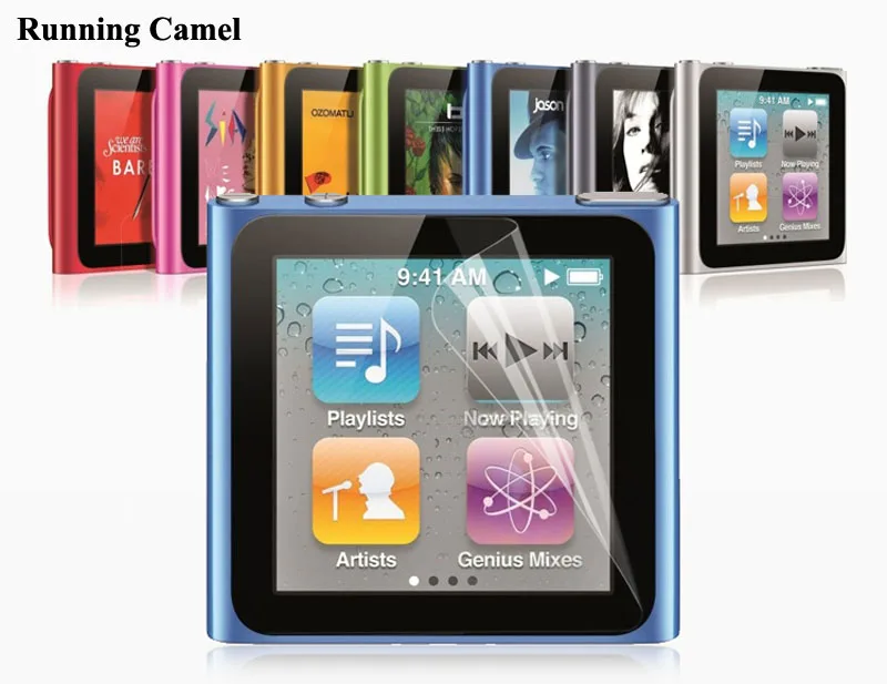 10 pcs/Lot HD Screen Protector Protective Guard Film for iPod Nano 6 6G 6th generation