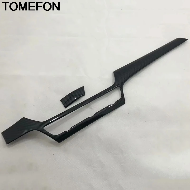 TOMEFON For Honda Accord 2018 2019 10th Middle Console Control Dashboard Panel Moulding Cover Trim Interior Accessories ABS