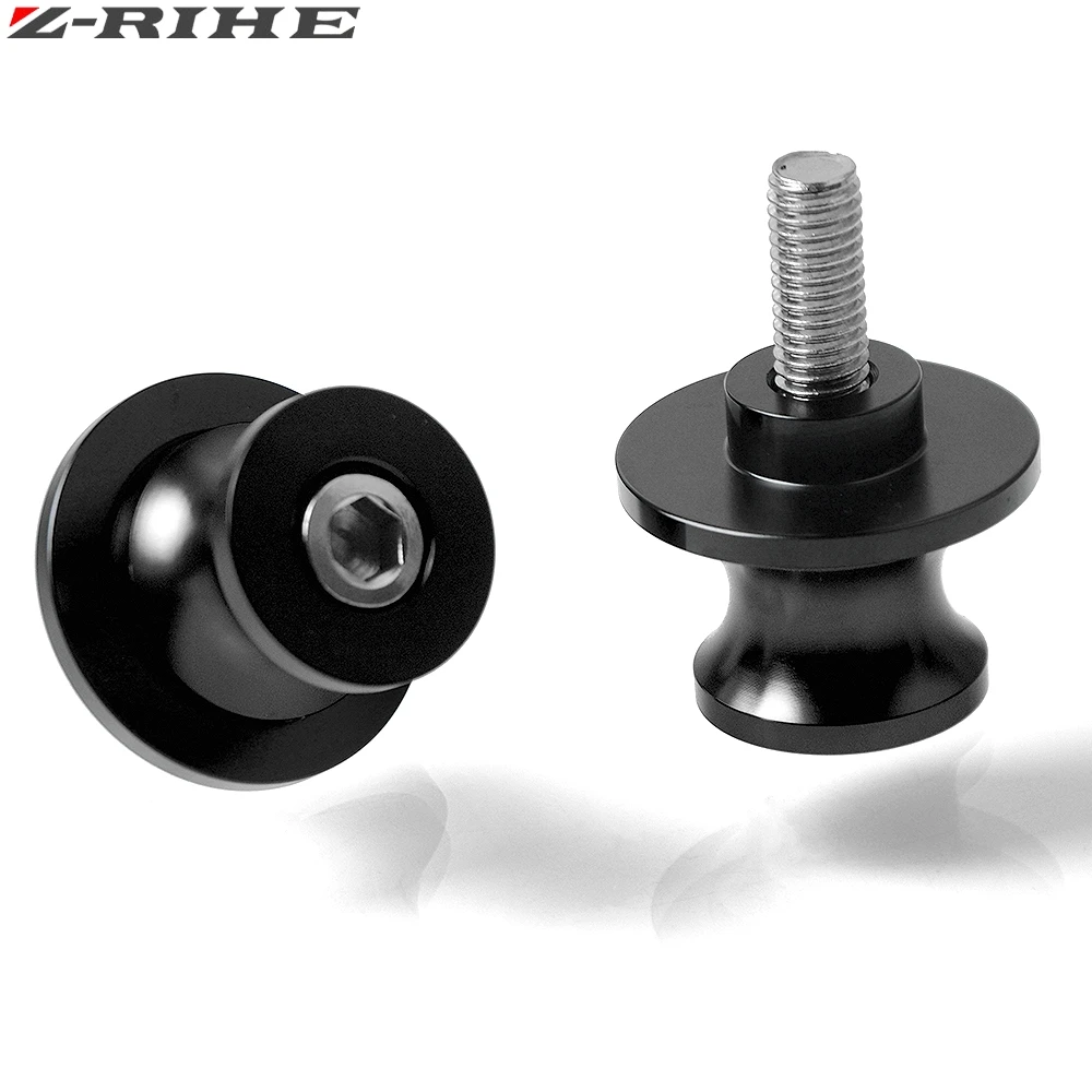 For Kawasaki z 750 Z750 2004-2011 Z750R 2011 2012 Z750S 2005 2006 10mm Motorcycle CNC Swingarm Sliders Spools Z750 Z 750 logo