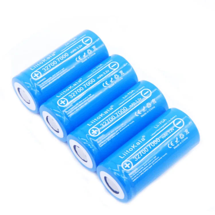 4pcs/ LiitoKala 3.2V 32700 Lii-70A LiFePO4 batteria 35A scarica continua massimo 55A batteria ad alta potenza