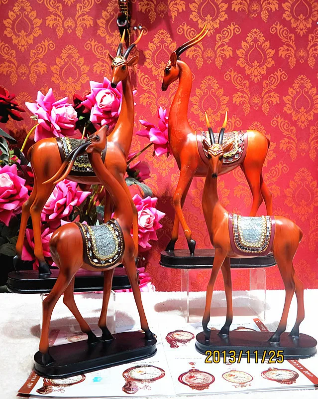 Southeast Asian style ornaments lovers deer deer wedding gifts upscale European-style home decoration craft ornaments entrance