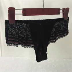 Sexy Men Lace THONG TBACK Bikini Briefs Underwear Sissy Pouch Panties Penis Pouch Panties M L XL XXL  sissy gay jockstrap