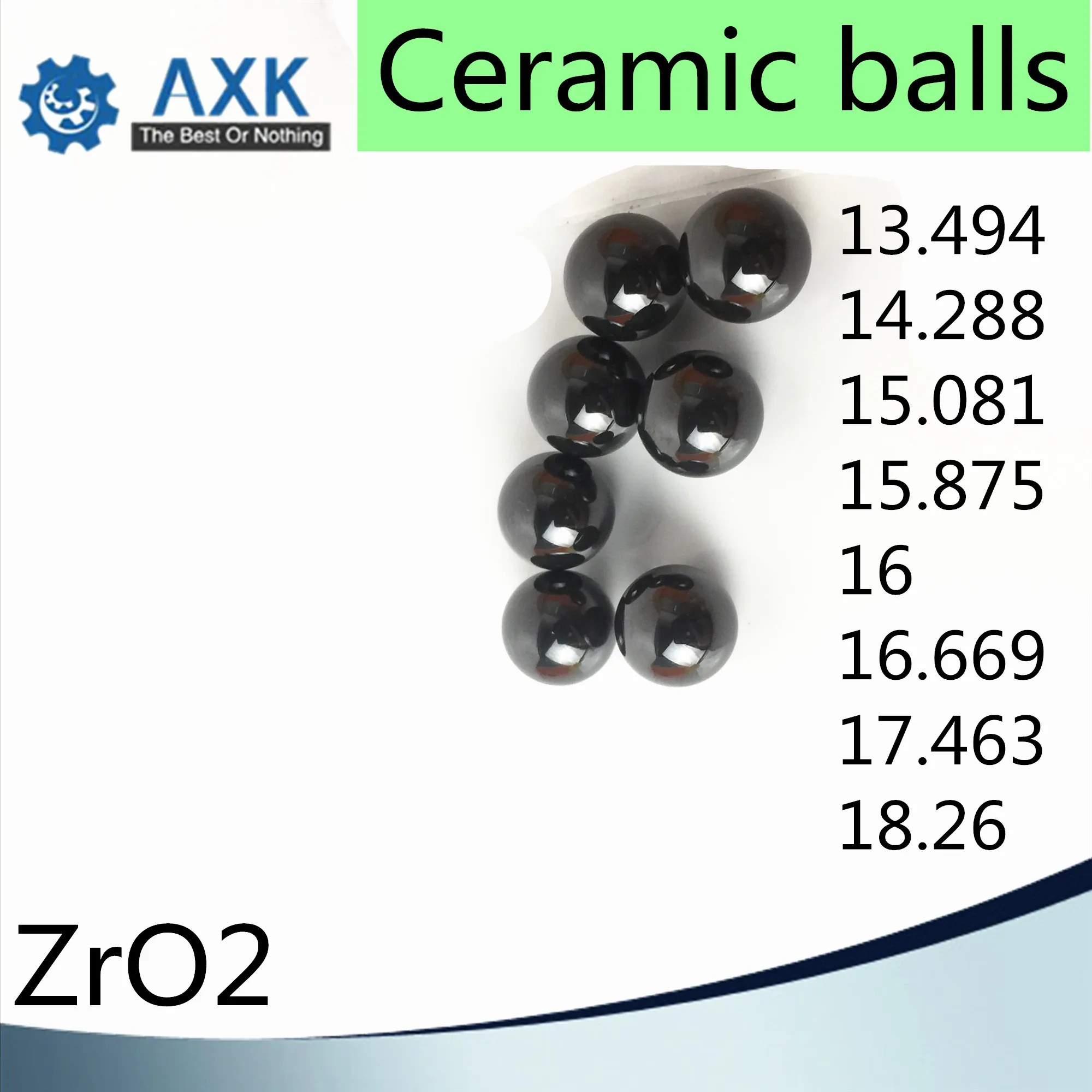 

Si3N4 Ceramic balls 13.494 14.288 15.081 15.875 16 16.669 17.463 18.26 ( 1 PC) Silicon Nitride G5 Precision Ball