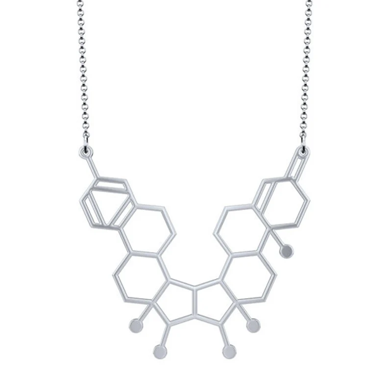 Small Gender Molecule Necklace