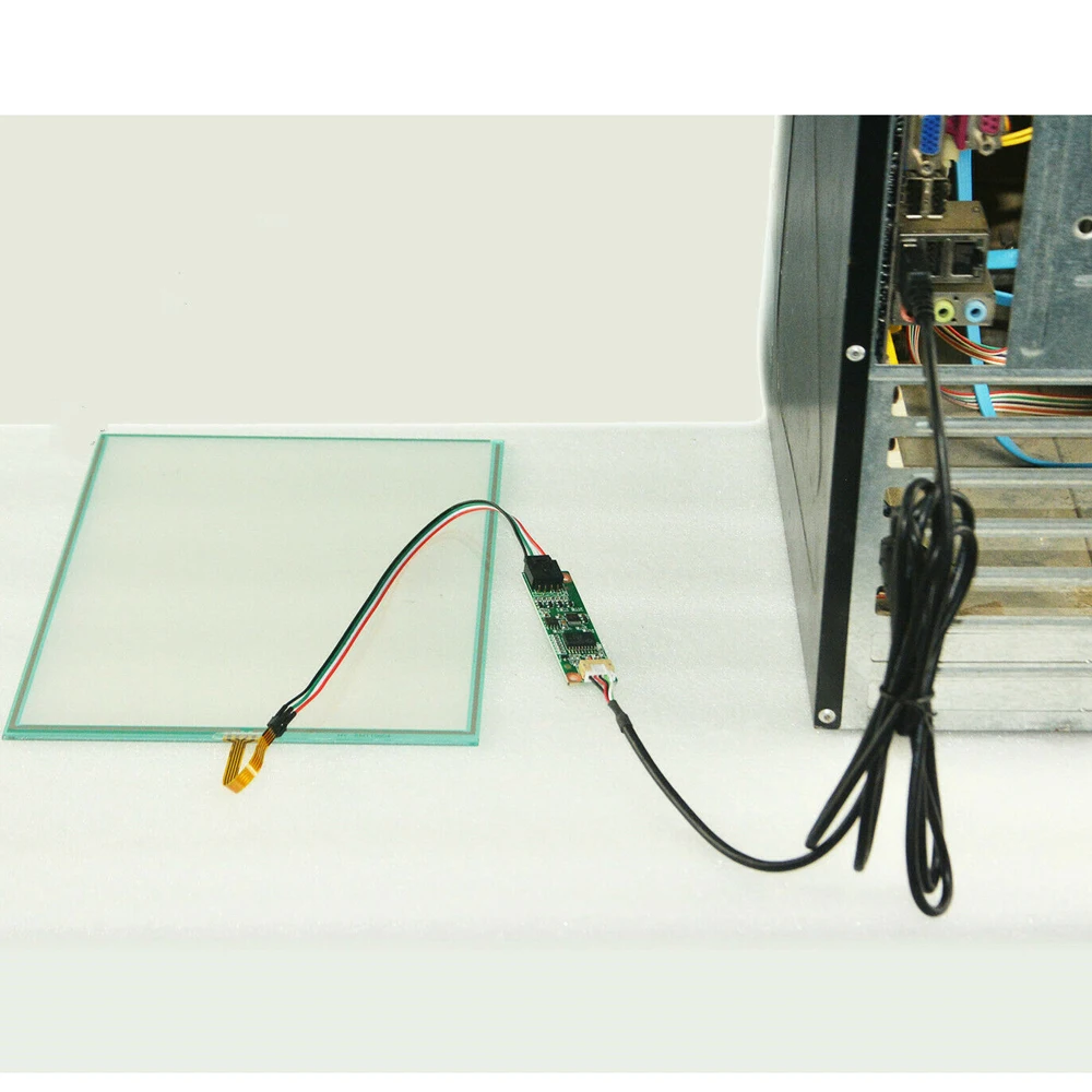 4 dây Cổng USB Bảng Điều Khiển Cảm Ứng Điều Khiển Lái Xe Thẻ Bộ Cho Windows 8 10