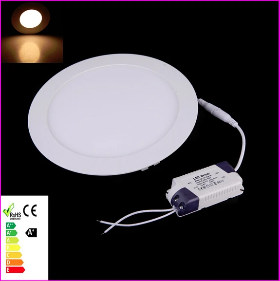 

AC110/220V LED Panel Light 9W LED ceiling Light Round Ultra thin LED downlight