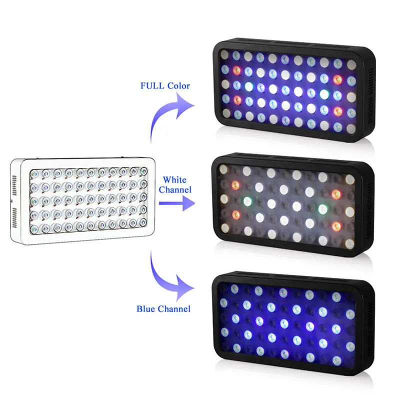 165W LED Aquarium Light Timer Lighting Reef Marine Coral Fish Tank Full Spectrum Seawater Aquarium Tuya Wifi Control Dimmable
