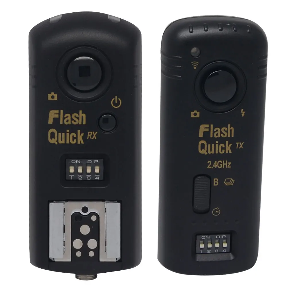 Mcoplus RC7-N1 Wireless Remote Speedlite Flash Trigger Transceivers for Nikon  FujiS5 / D1 / D200 / D300 etc./ Kondak DSC-14N