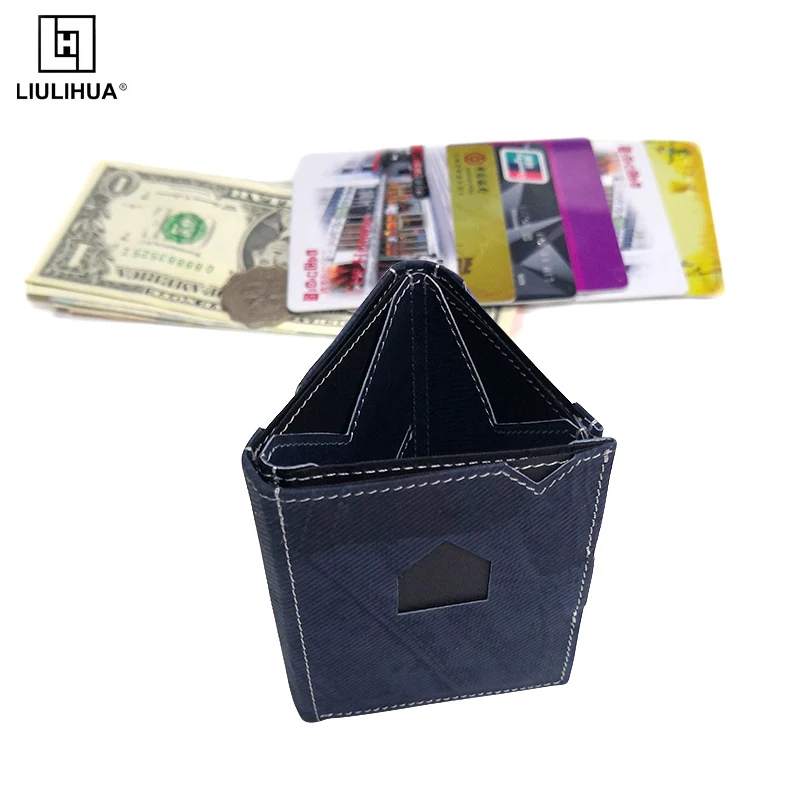 2020 New Multifunction Clutch Purses Minimalist Slim Smart Wallet Genuine Leather Men Wallet with Card Holders Magic Wallets