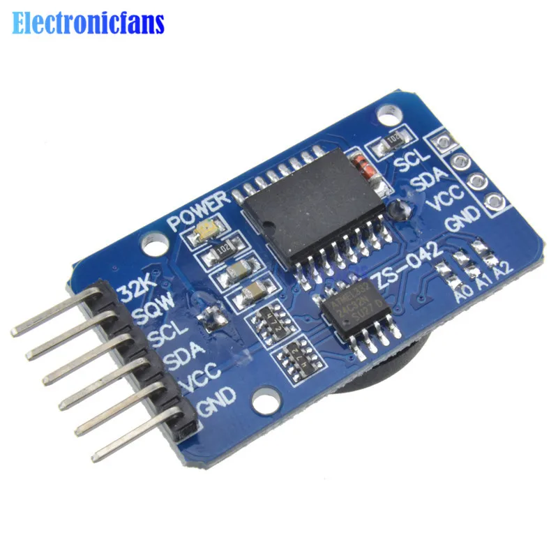 1-5 Stück DS3231 AT24C32 IIC Präzisions-Echtzeituhr (RTC) Speichermodul Miniaturgröße für Arduino SN DS3231SN AT24C32 – Detail 12