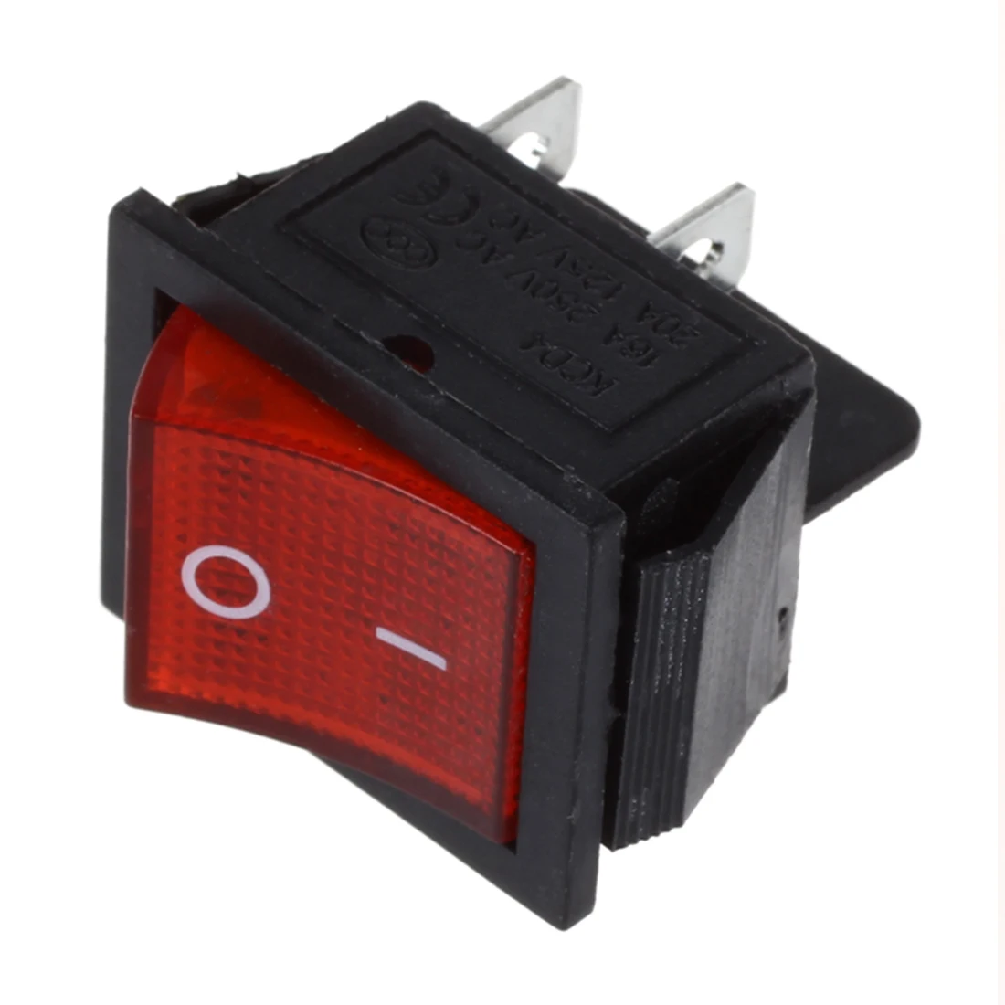 Top quality Red Light 4 Pin DPST ON/OFF Snap in Rocker Switch 15A/250V 20A/125V AC 28x22mm