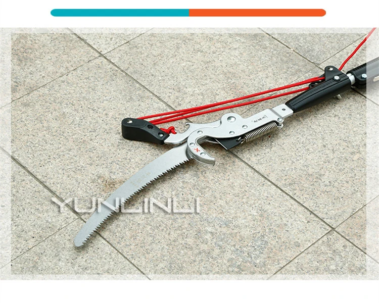TelescopicกรรไกรความสูงสูงPruning Shears 4.2ซม.เส้นผ่าศูนย์กลางตัดกรรไกรเครื่องมือสำหรับต้นไม้