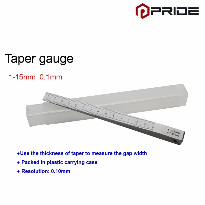 Taper Gauge 1-15mm Taper Welding Gauge gap gage wedge gage gap feelers