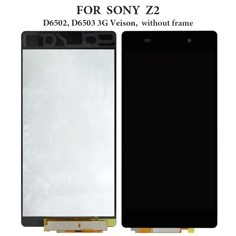 Good Quality For Sony Xperia Z2 LCD Display With Touch Screen With Frame Assembly Replacement For Sony Xperia Z2 LCD D6502 D6503