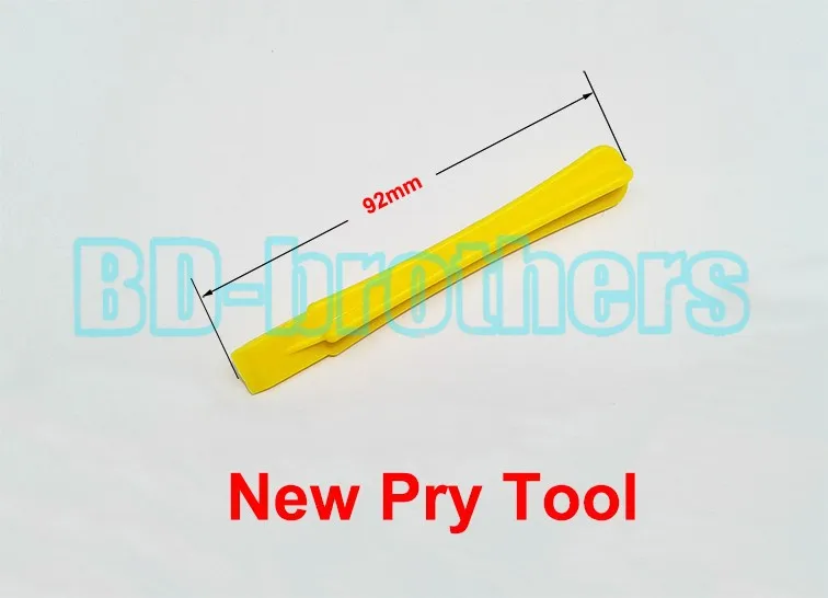 

Yellow Pry Tool Plastic flathead Straight Cross Prying Tools Crowbar Opening Tool Spudger for Open Cell Phone Repair 3000pcs/lot