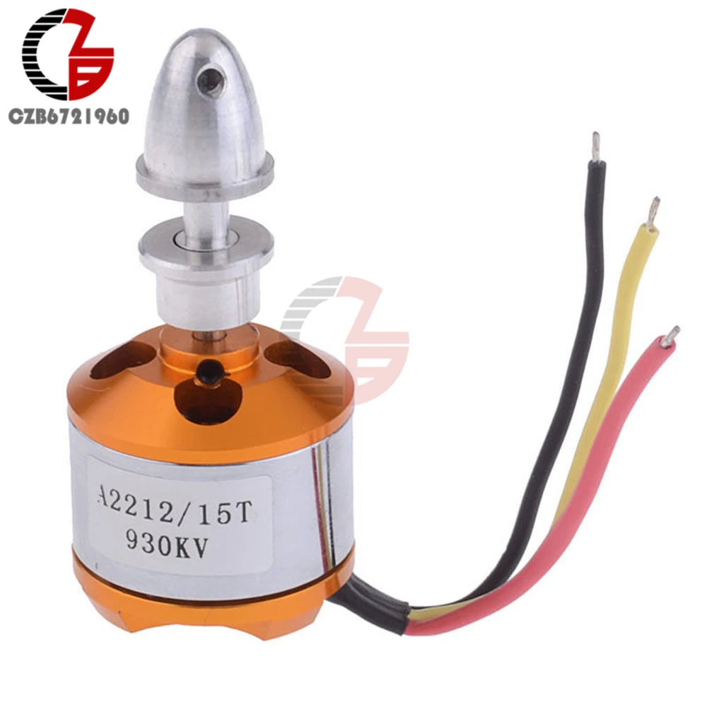 A2212 930Kv Brushless Outrunner Motor for RC Aircraft Quadcopter Helicopter Plane Multi-copter Bruhless Motor DIY