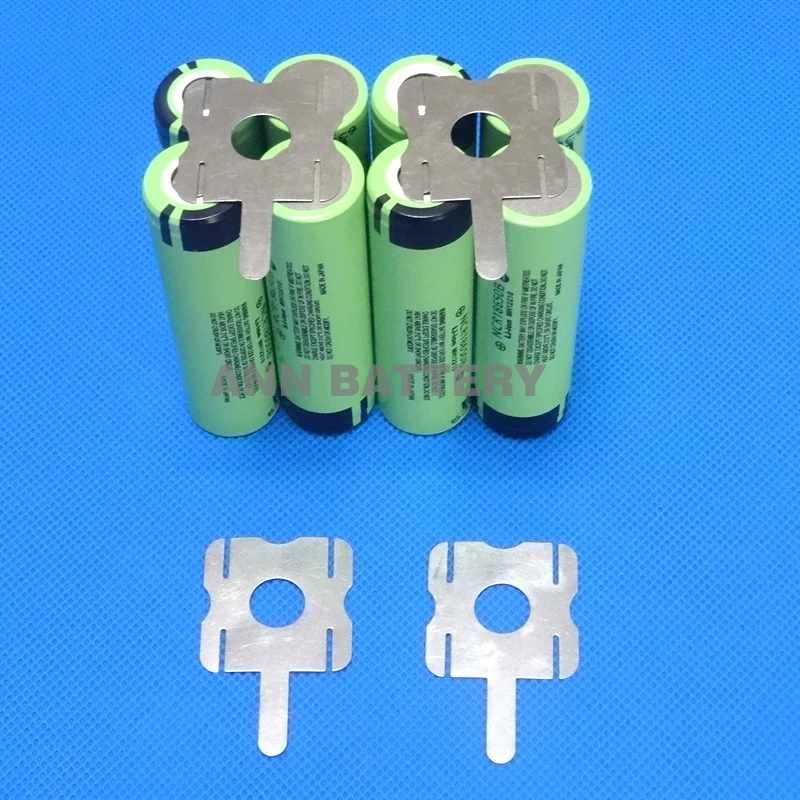 18650แบตเตอรี่ชุบนิกเกิลเข็มขัดทรงกระบอกเซลล์ Ni แผ่นแบตเตอรี่ลิเธียมเทปนิกเกิลสำหรับ18650โทรศัพท์มือถือ2S2P 7.4V แบตเตอรี่แพ็ค