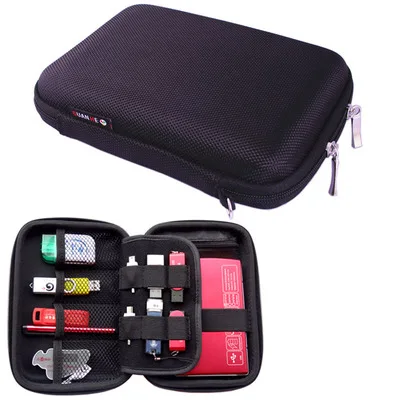 GUANHE زيبر كيس حقيبة حامي ل 2.5 "قرص صلب محرك جواز سفر الترا/سليم/المؤسسة غطاء واقٍ مزخرف لهاتف آيفون حقيبة ل ويسترن ديجيتال WD