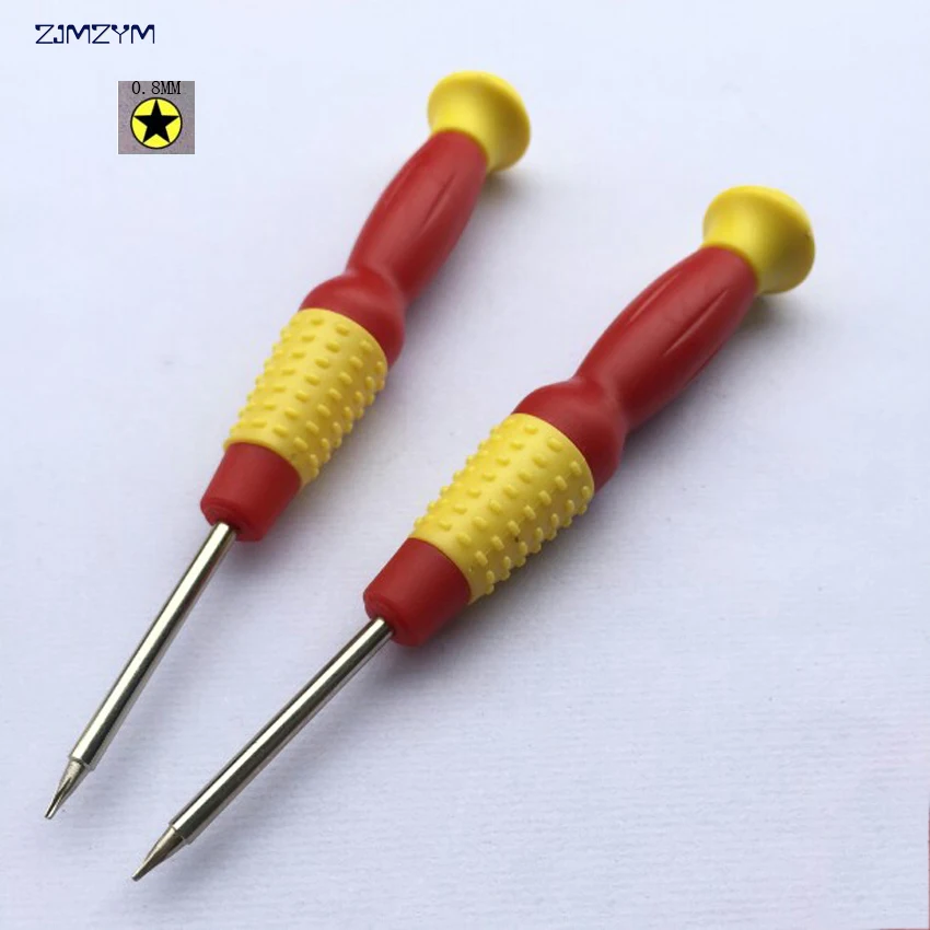 10PC/set wholesale  0.8MM star-shaped screwdriver repairing disassemble tools for mobile phone