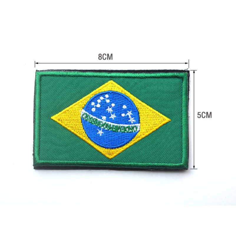 Embroidery Patches America Puerto Rico United States Argentina Mexico Brazil Canada Chile Venezuela Jamaica Cuba Dominican Patch